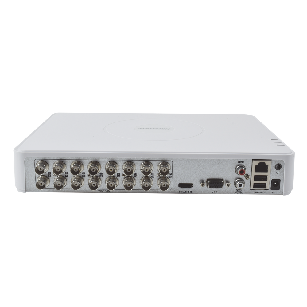 [DS-7116HGHI-M1] Mini DVR 16 Canales + 2 Canales IP 2MP Pentahibrido HIKVISION