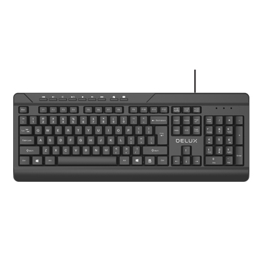 Teclado Delux K7010BU USB Negro