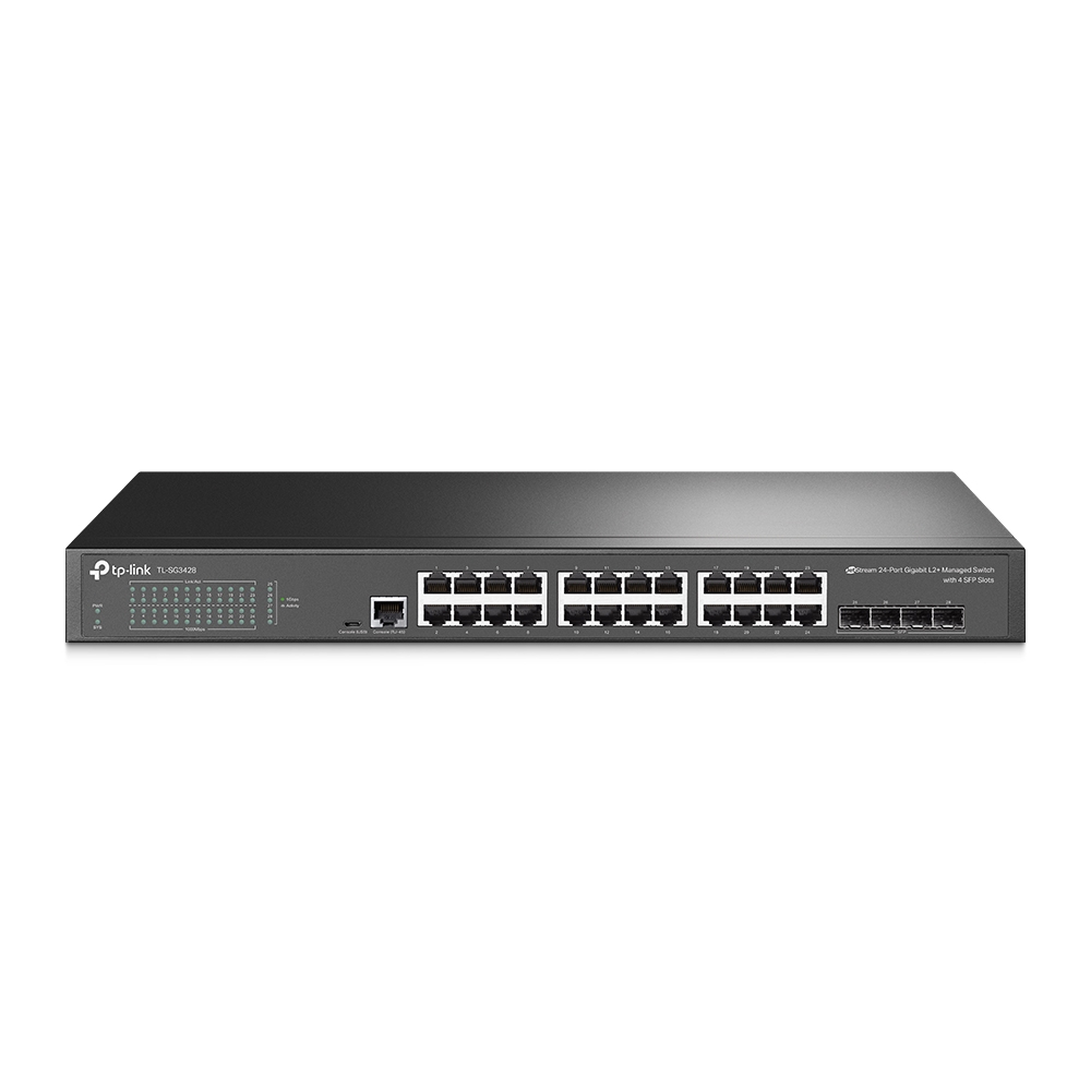 [SG3428] Switch Administrable JetStream Gigabit 24 puertos L2 + 4 SFP tp-link SG3428