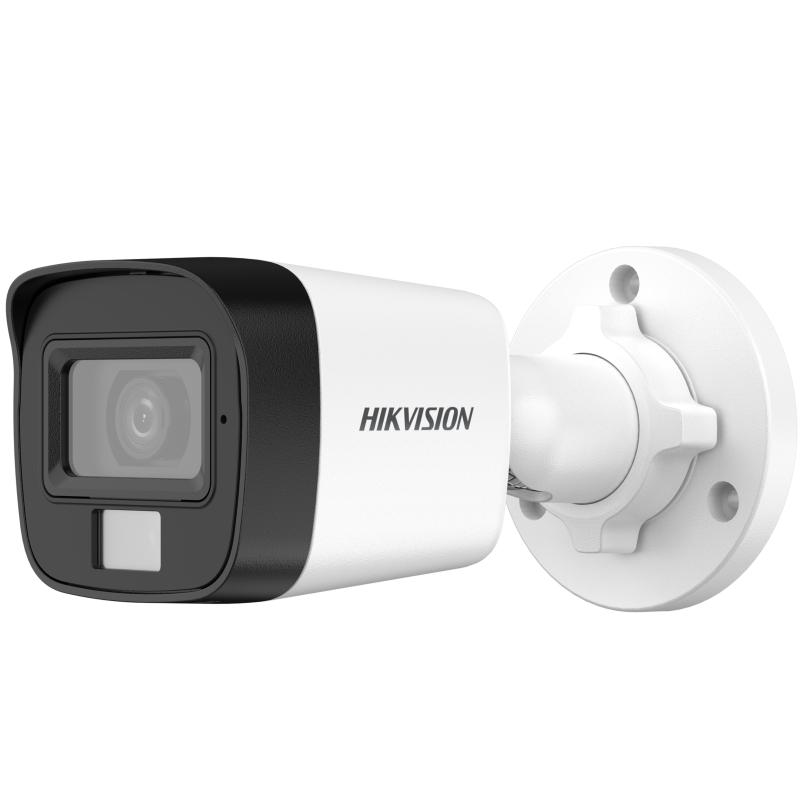 Camara Tipo Bullet 1080P Plastica Doble Luz + Microfono 2.8mm HIKVISION