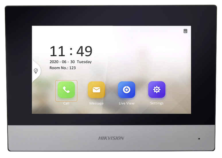 [DS-KH6320-WTE1] Monitor IP 7" Táctil Wifi con Audio, PoE, Apertura Remota, Video Portero IP, Video en Vivo HIKVISION