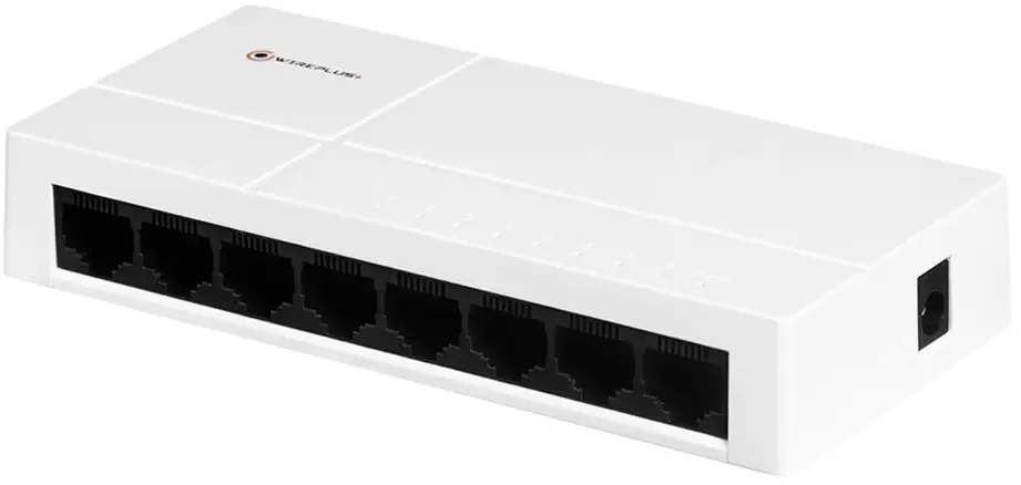 Switch de Escritorio Gigabit 8 Puertos 1000Mbps WP-1008G Wireplus