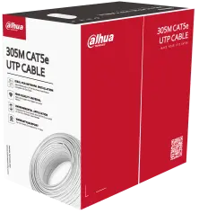 Bobina Cable de Red UTP 305 Metros CAT5E 100% Cobre DAHUA