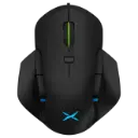 Mouse USB Inalambrico M627S USB Gamin Negro+RGB 16000DPIM