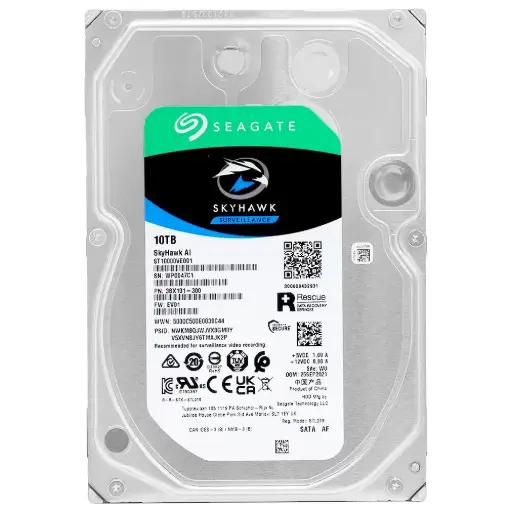 [ST10000VE001] Disco Duro HDD SKYHAWK AI 10TB Sata III para DVR SEAGATE