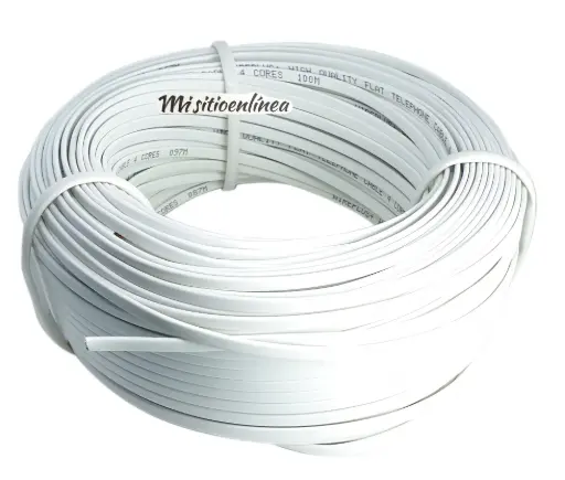 BOBINA DE CABLE TELEFONICO X 100METROS WIREPLUS